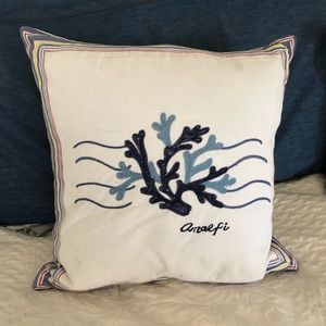 Kim Seybert Amalfi Coast Embroidered Pillow
